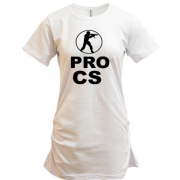 Подовжена футболка Counter Strike Pro