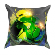 3D подушка Green Football Art