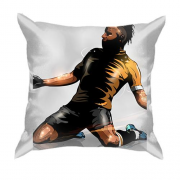 3D подушка Футболист на коленях