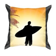 3D подушка Surfer with Board 2