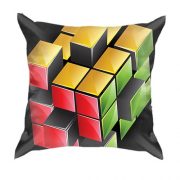 3D подушка з кубиком Рубіка 2
