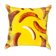 3D подушка Банан з принтом