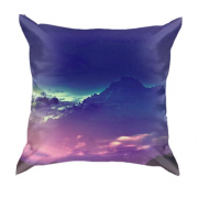 3D подушка Ночной горный пейзаж