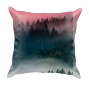 3D подушка Туманный лес