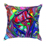 3D подушка Multicolor abstraction