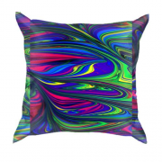 3D подушка Rainbow abstraction 3