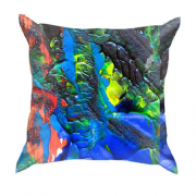 3D подушка Multicolor abstraction 2