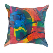 3D подушка Multicolor abstraction 9