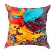 3D подушка Multicolor abstraction 12