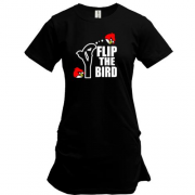 Подовжена футболка Flip the bird