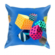 3D подушка Cubes abstraction