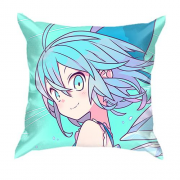3D подушка Blue anime girl