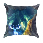 3D подушка Glowing deer