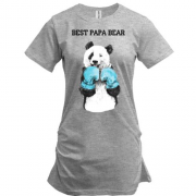 Подовжена футболка Best Papa Bear