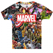 Детская 3D футболка Marvel and Heroes