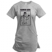 Подовжена футболка Gamer girl (2)