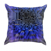 3D подушка Program codes pattern