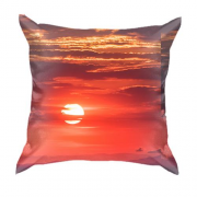 3D подушка Red sunset