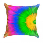 3D подушка Rainbow stains