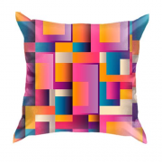 3D подушка Colored squares