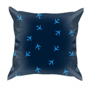 3D подушка с самолетиками