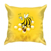 3D подушка з бджолою