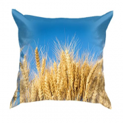 3D подушка с колосками пшеницы