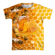 3D футболка с пчелами и медом (2)