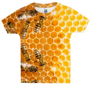 Дитяча 3D футболка з бджолами
