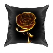 3D подушка Вогняна троянда