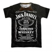 3D футболка с бутылкой Jack Daniels