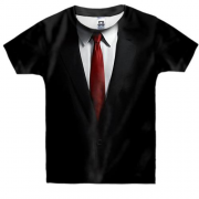 Детская 3D футболка Hitman - костюм агента 47 (2)