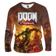 Мужской 3D лонгслив Doom Eternal