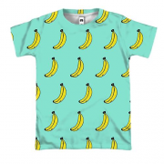 3D футболка с бананами