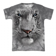 3D футболка с белым тигром (2)