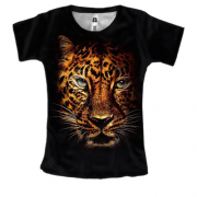 Жіноча 3D футболка з леопардом (2)