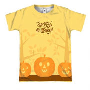 3D футболка Happy Halloween art