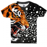 Детская 3D футболка Амурский тигр АРТ