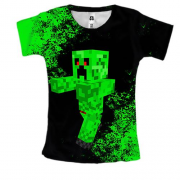 Жіноча 3D футболка Minecraft (3)