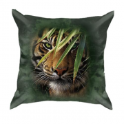 3D подушка Тигр у зелені