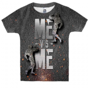 Дитяча 3D футболка Me vs Me