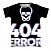 3D футболка 404 error