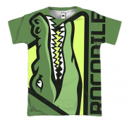 3D футболка с вертикальным крокодилом (2)
