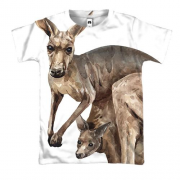 3D футболка з двома кенгуру