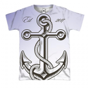 3D футболка Ship Anchor