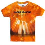 Детская 3D футболка Imagine Dragons rise up