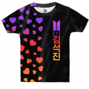 Детская 3D футболка Hearts BTS