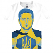 Детская 3D футболка I am Ukrainian