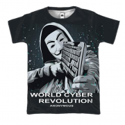 3D футболка Кібервійська Anonymous