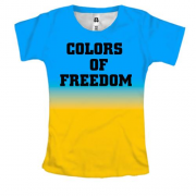 Женская 3D футболка Colors Of Freedom